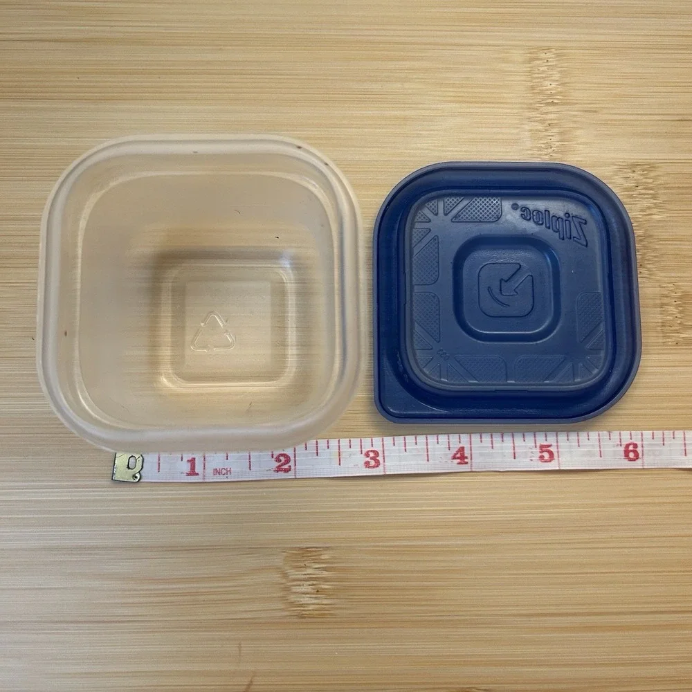 7 pc Snack Container Lot Rubbermaid Ziplock Lunch Box Food Storage Plastic